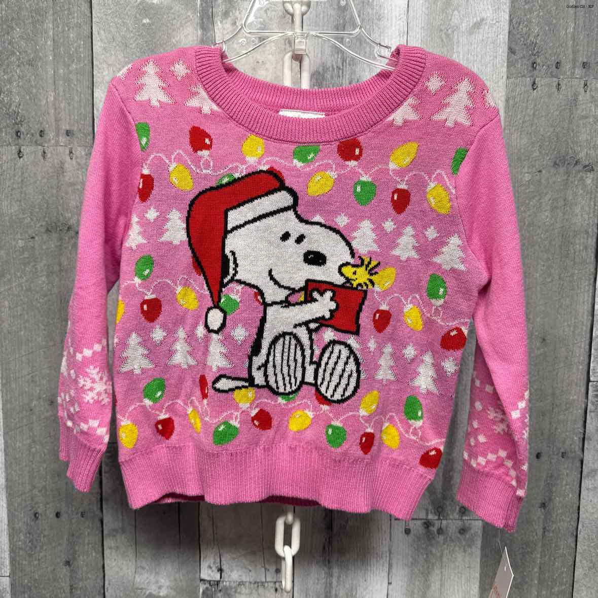 Size 3T Pink Print Jumping Beans Sweater