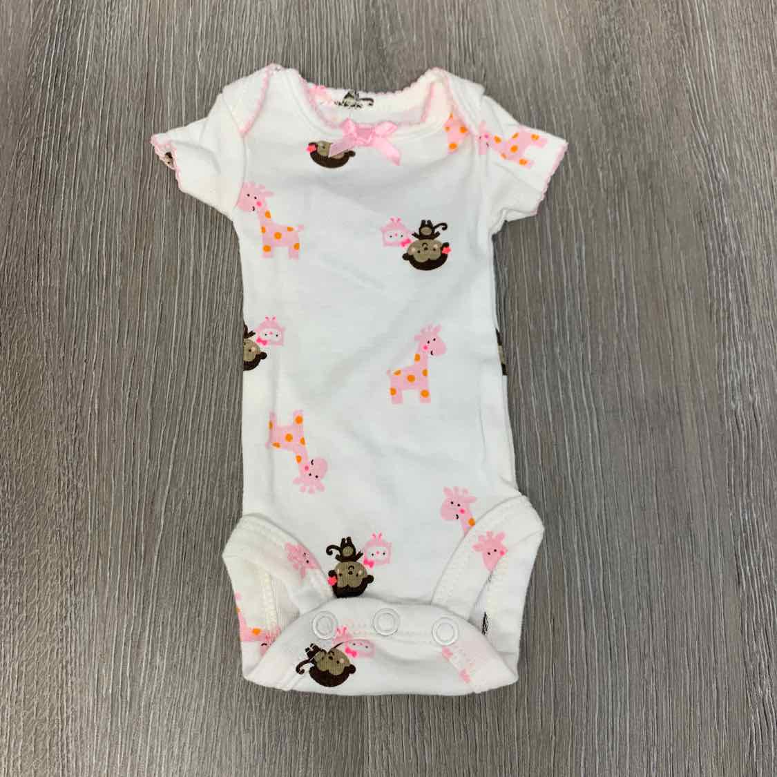 Size Preemie White Print Child of Mine Bodysuit
