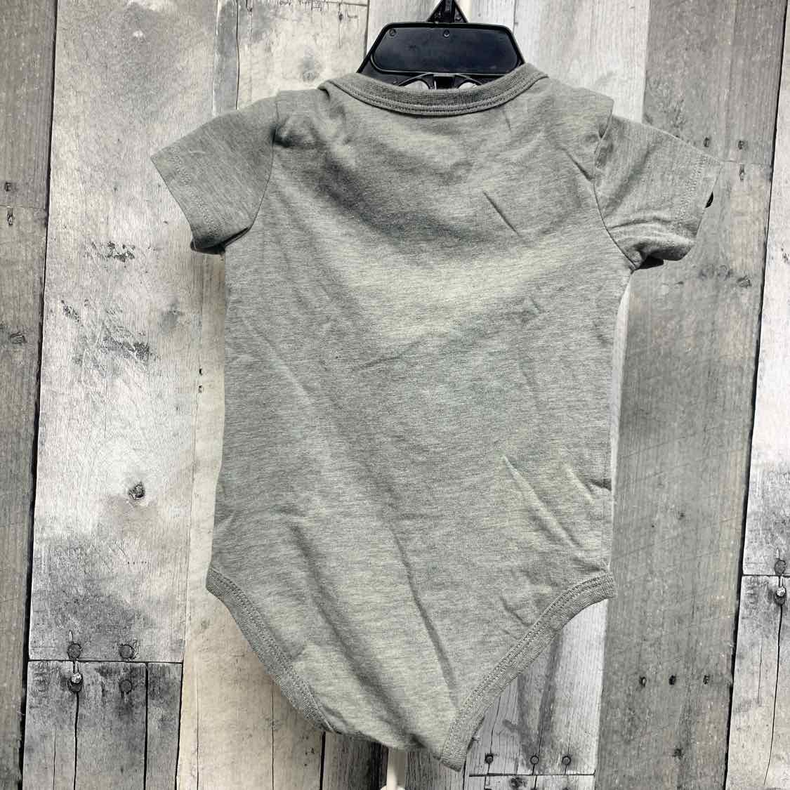 Size 6-12 Months Gray Sport Brand Bodysuit - OodlesCB