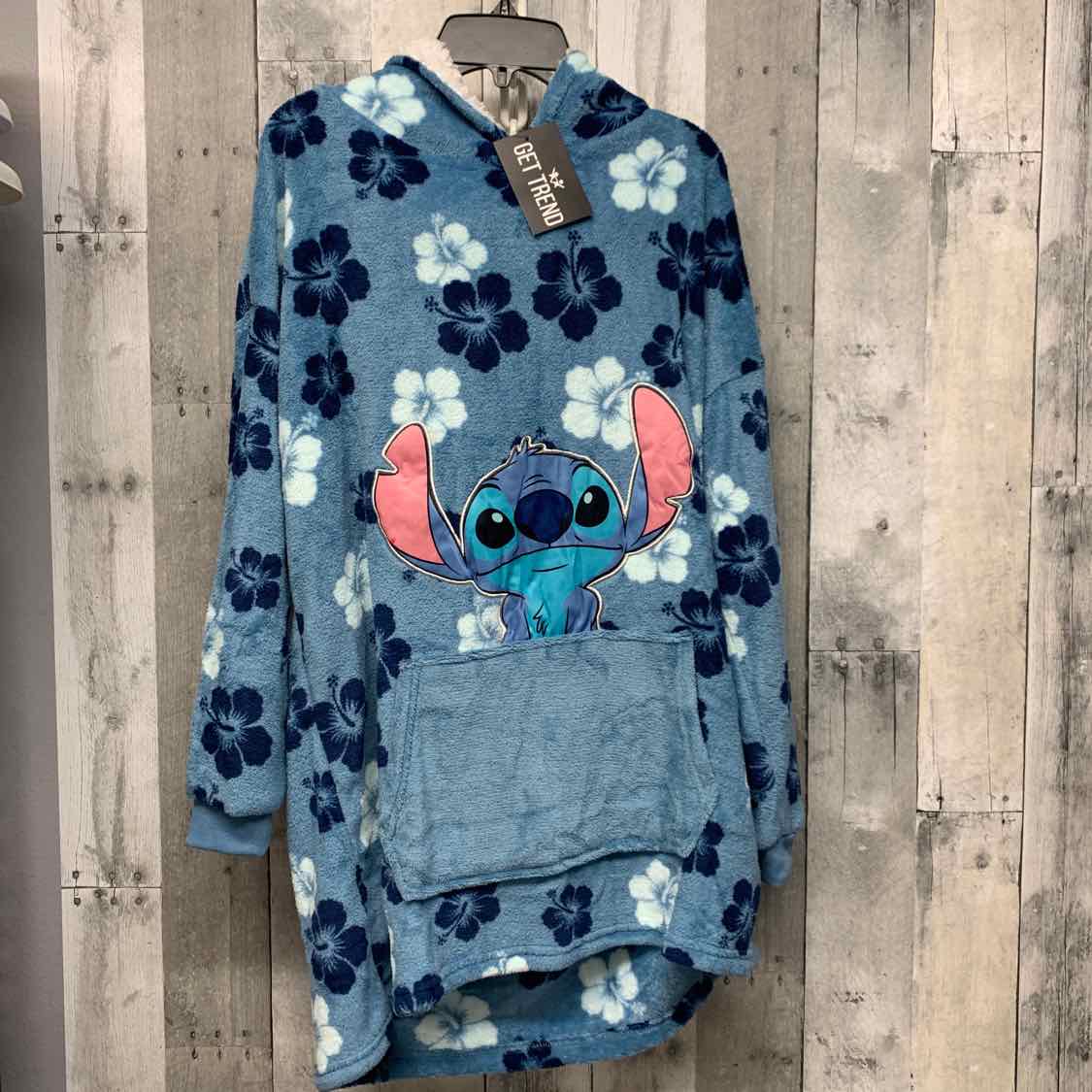 Size One Size Blue Print Disney Pull Over
