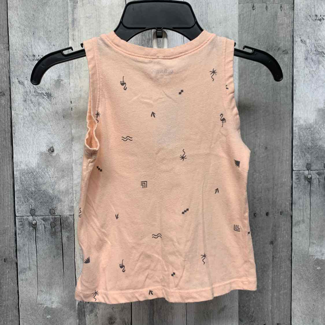 Size 4T Orange/Black Old Navy Tank Top