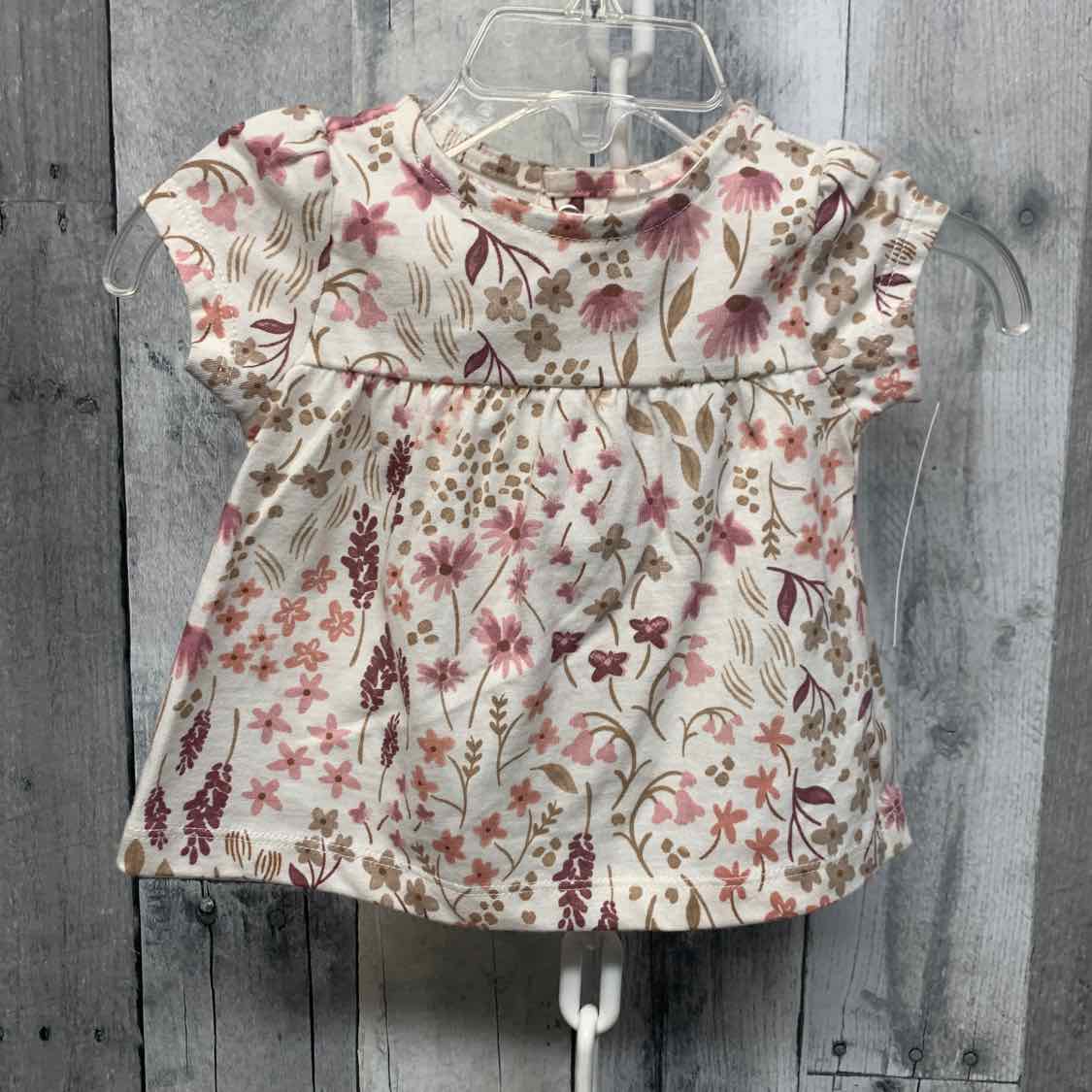 Size 3 Months Purple Floral Print Just One You Dress