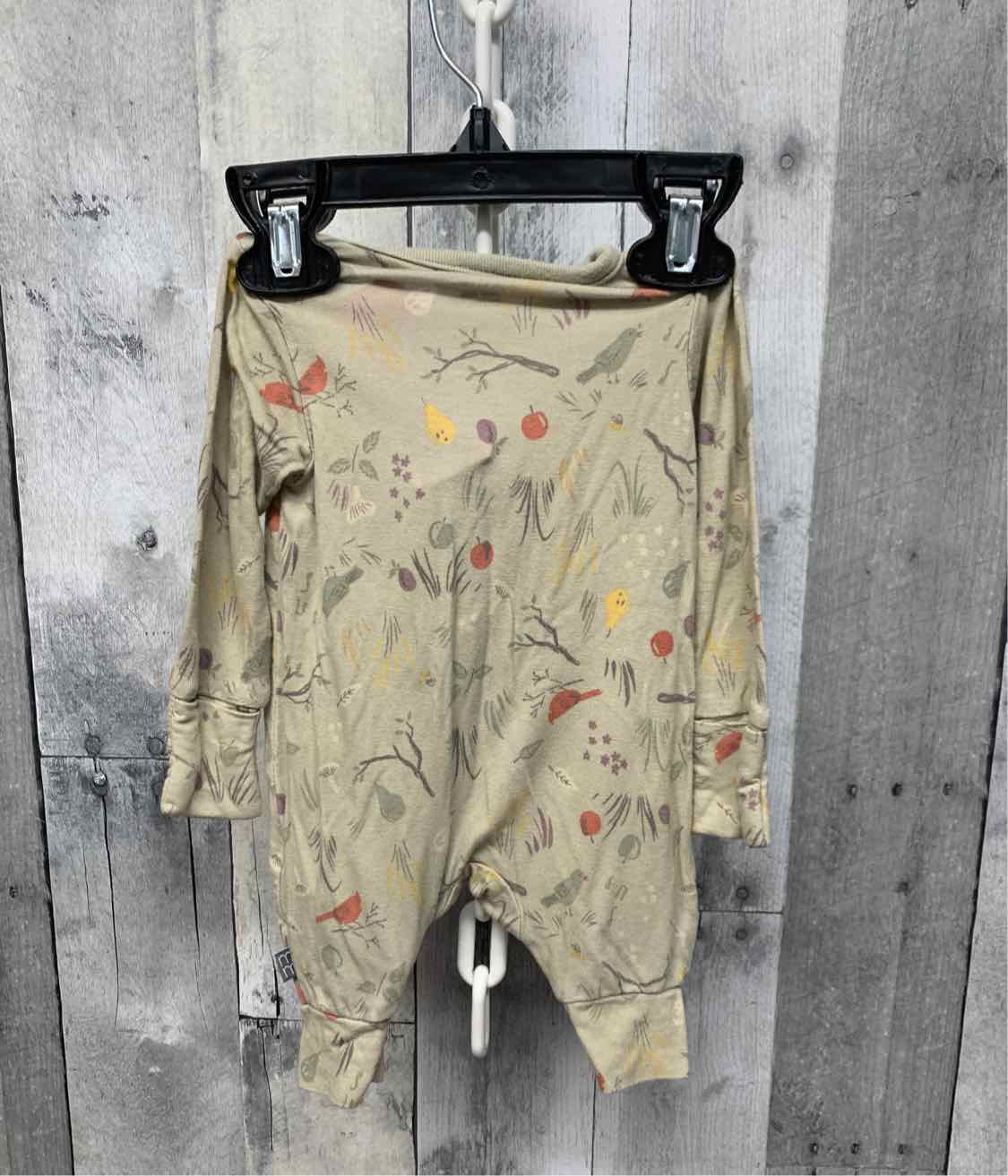 Size Newborn Green Modern Moments by Gerber Footy PJs