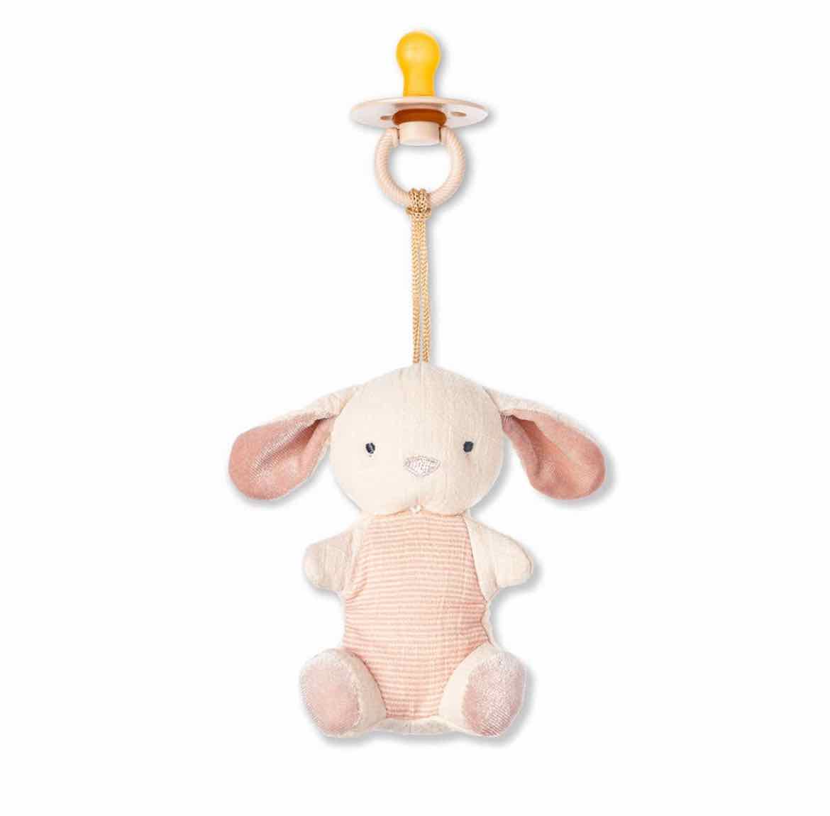 Itzy Ritzy Bitzy Pal Natural Rubber Pacifier & Stuffed Animal - More Options - OodlesCB