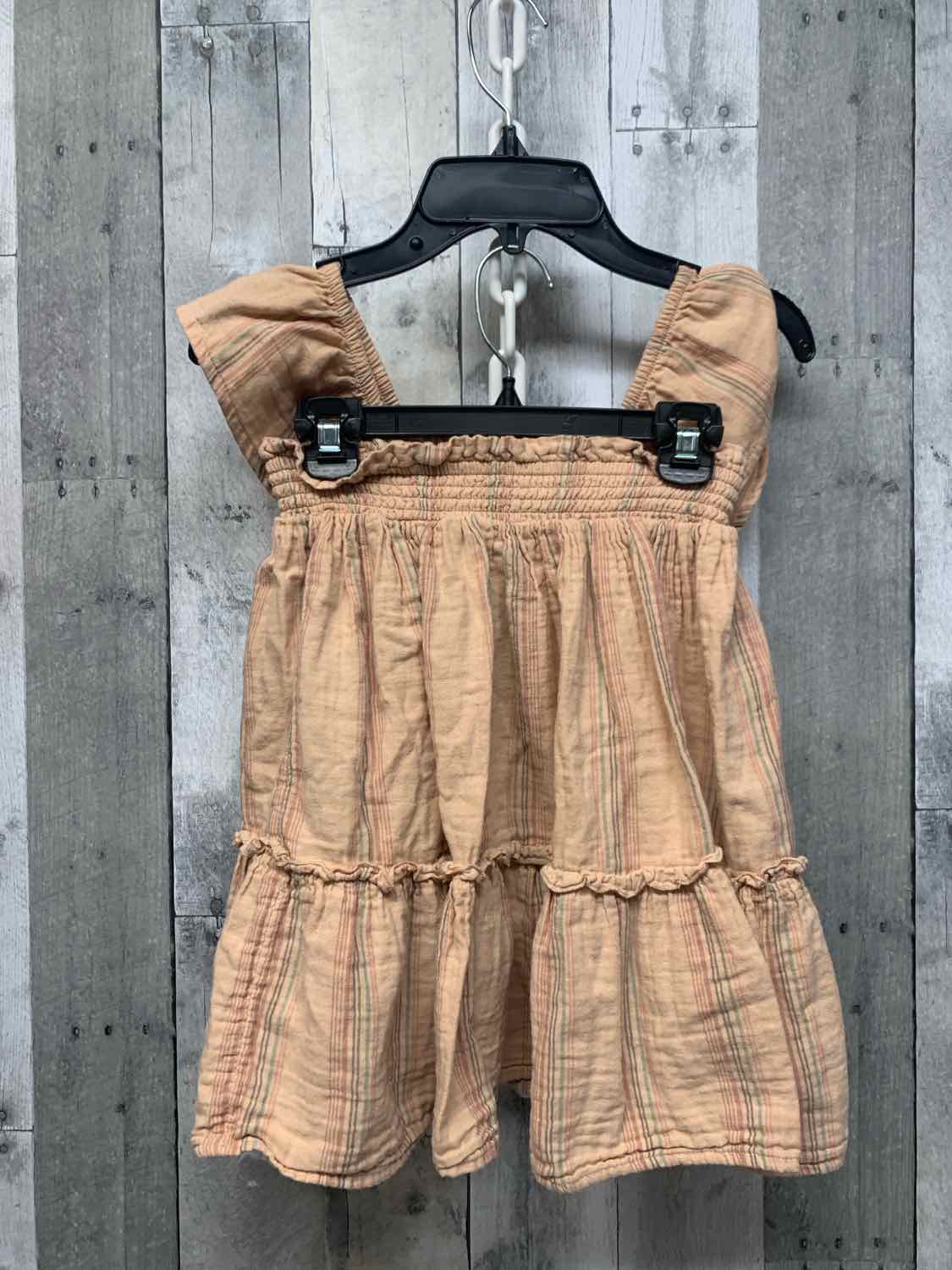 Size 5T Brown Striped B Brand Shirt/Skirt