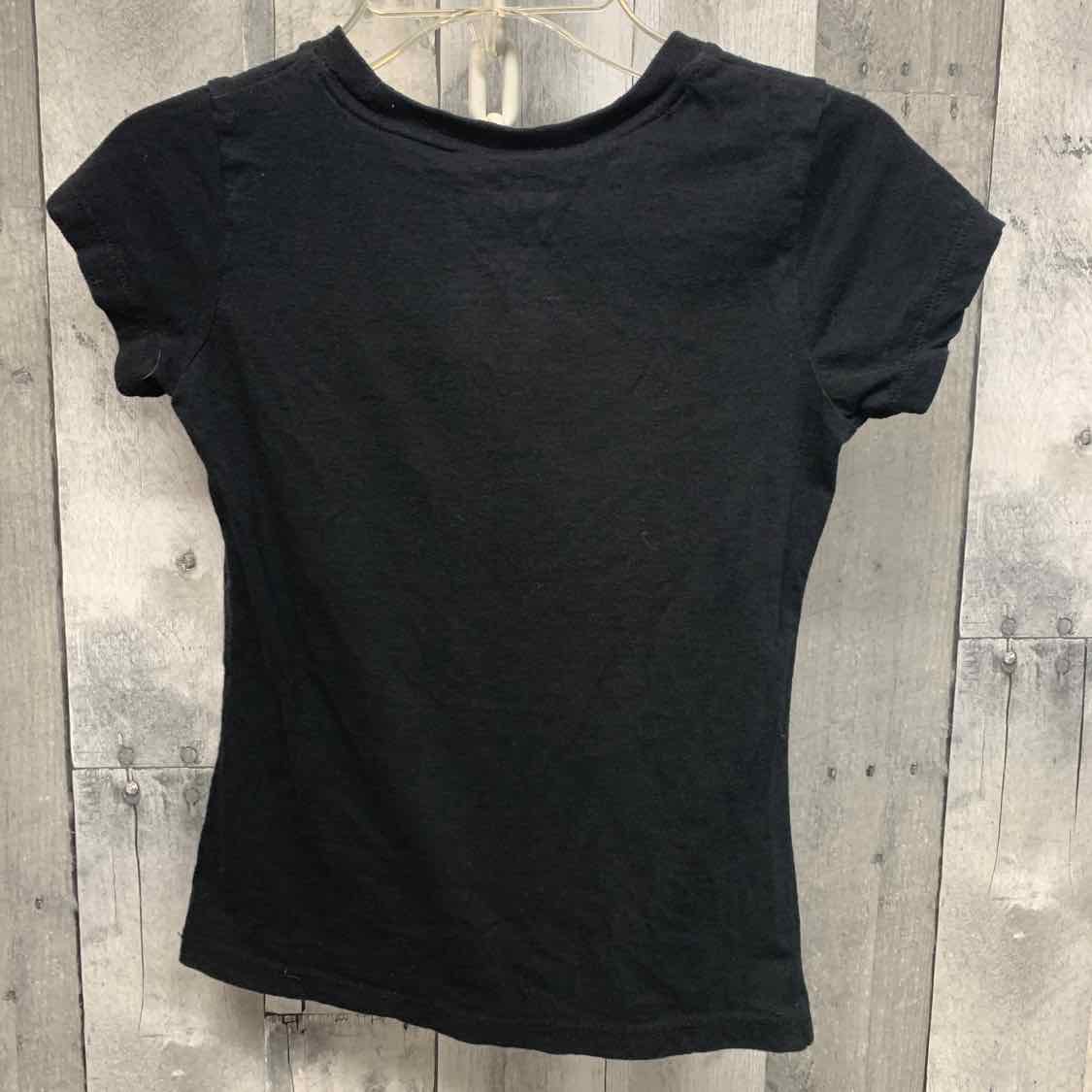 Size 6/6X Black Graphic Disney T Shirt
