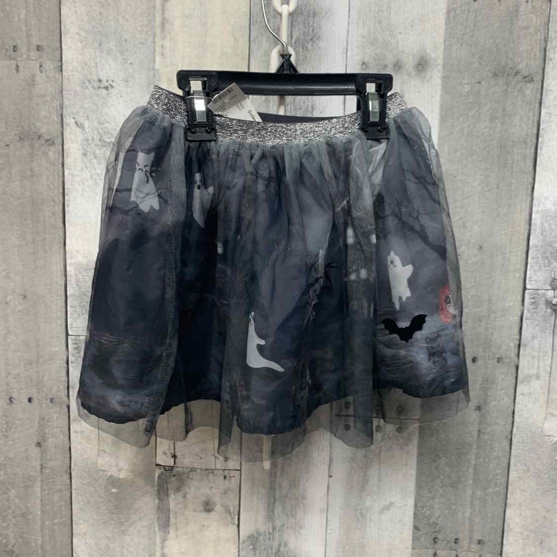 Size 2/4 Black Graphic H&M Skirt