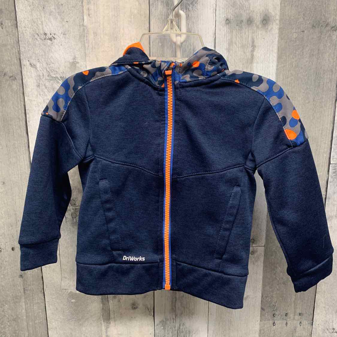 Size 18 Months Navy/Orange Athletic Works Light Jacket