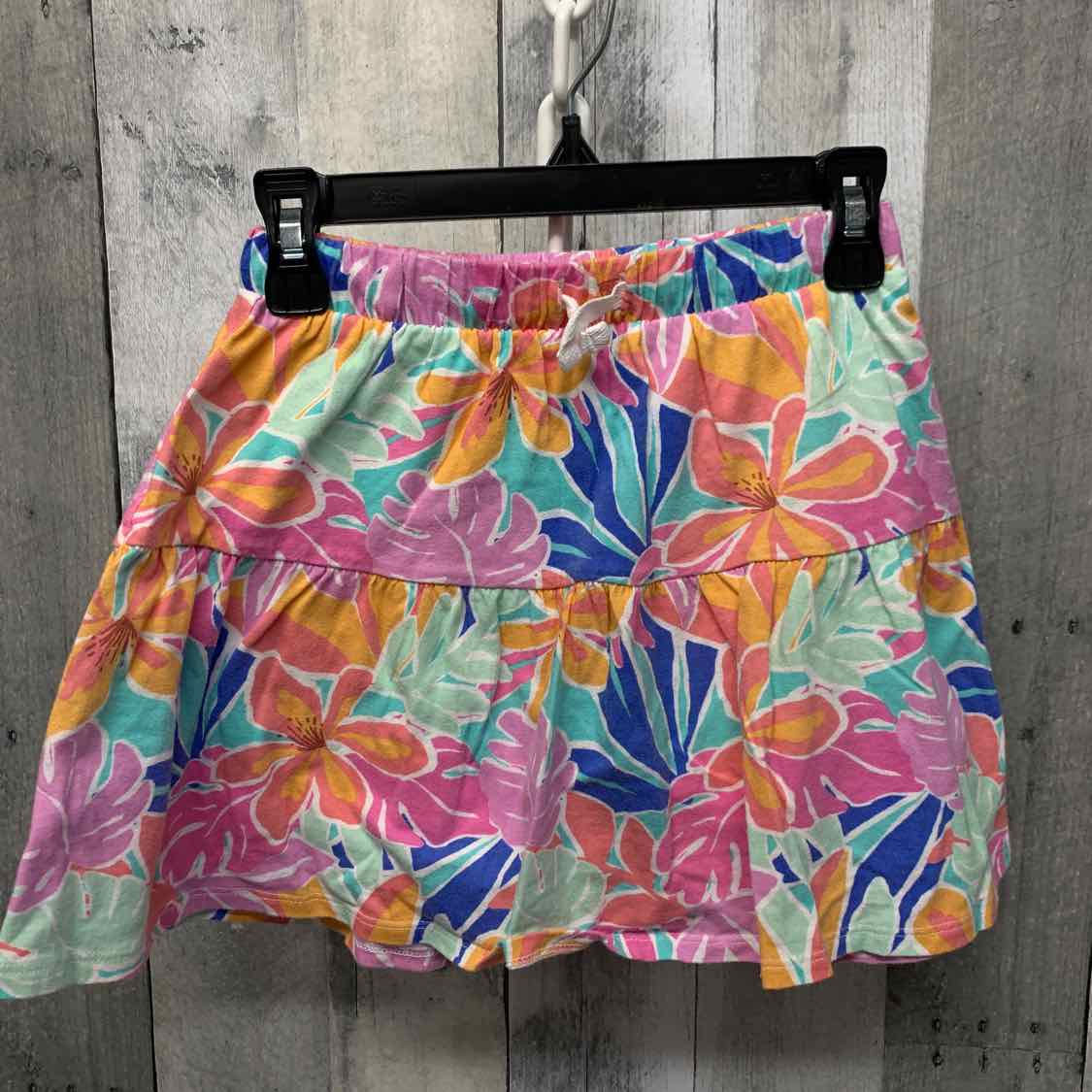 Size 8 Pink/Blue Jumping Beans Skirt