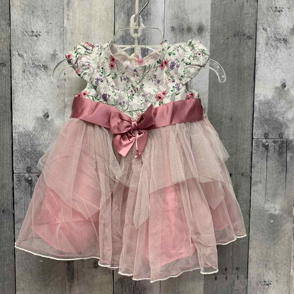 Size 3-6 Months Pink Mid Brand Dress - Party