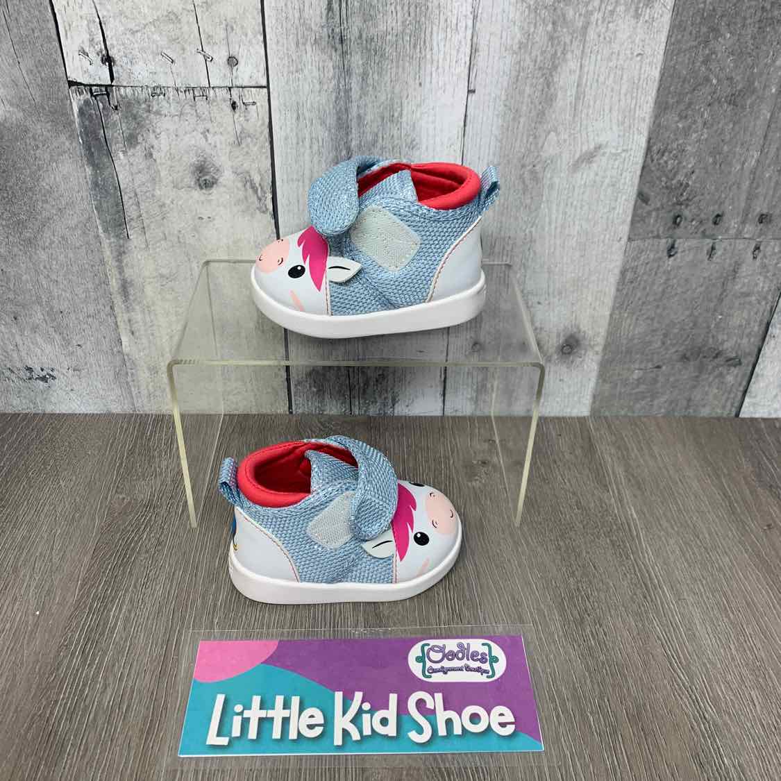 Size 2 Blue/White B Brand Sneakers