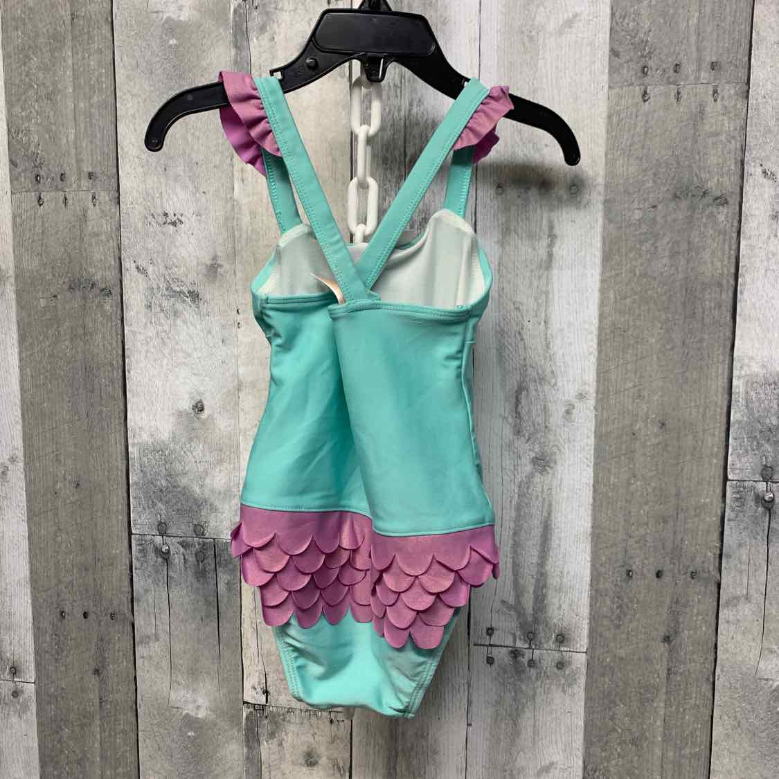 Size 2T Teal/Purple Cat & Jack Swim Suit - 1pc