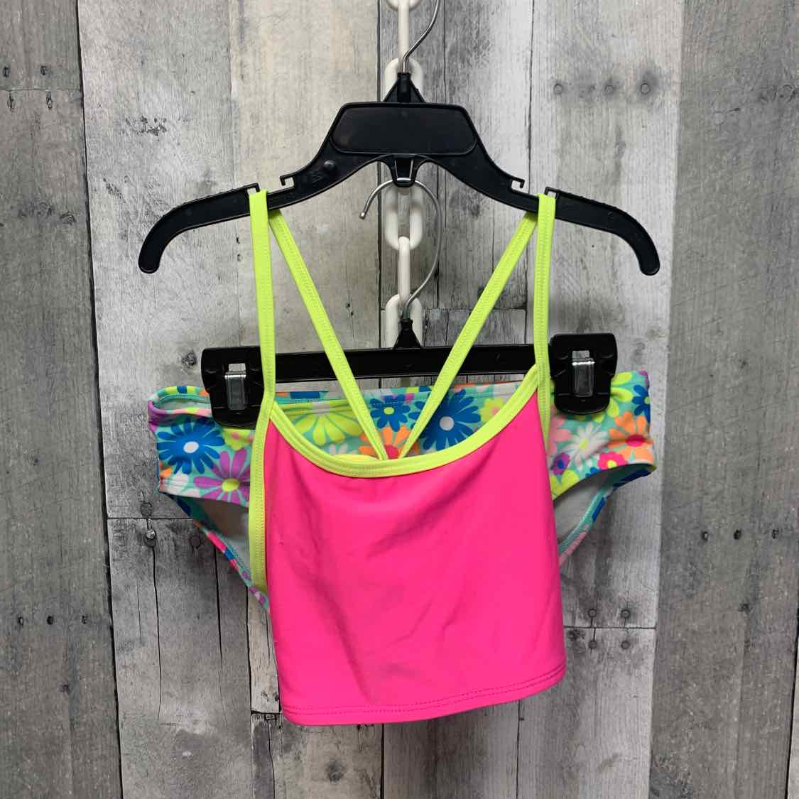 Size 10/12 Pink/Blue Cat & Jack Swim Suit - 2pc+