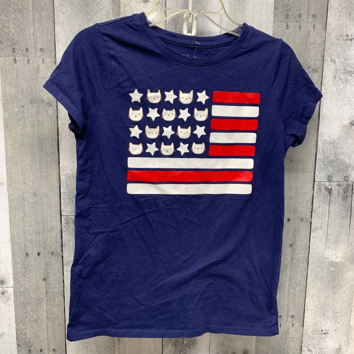 Size 10/12 Navy Graphic Cat & Jack T Shirt