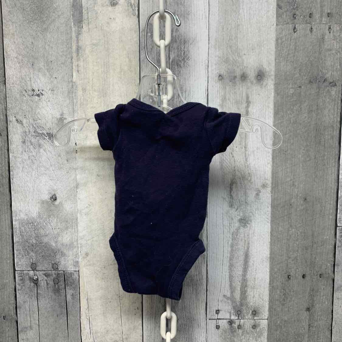 Size Preemie Navy Gerber Bodysuit