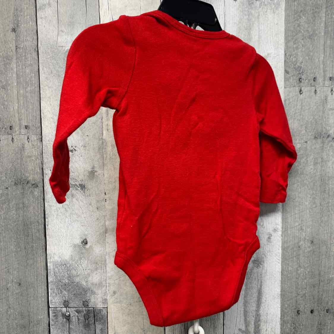 Size 12 Months Red/White Carter's Bodysuit