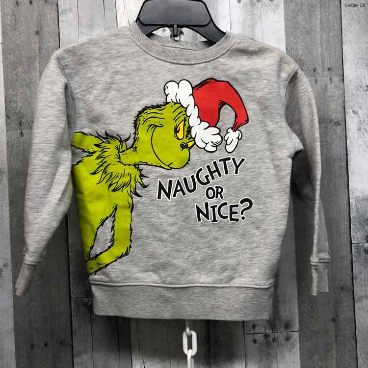 Size 5 Gray Graphic Dr Seuss Sweat Shirt