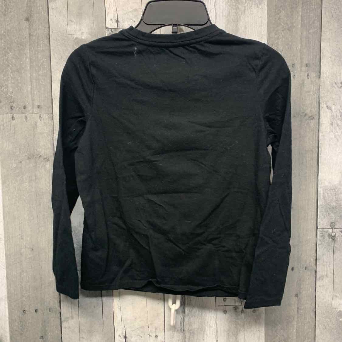 Size 8 Black Graphic Cat & Jack Long Sleeve Shirt