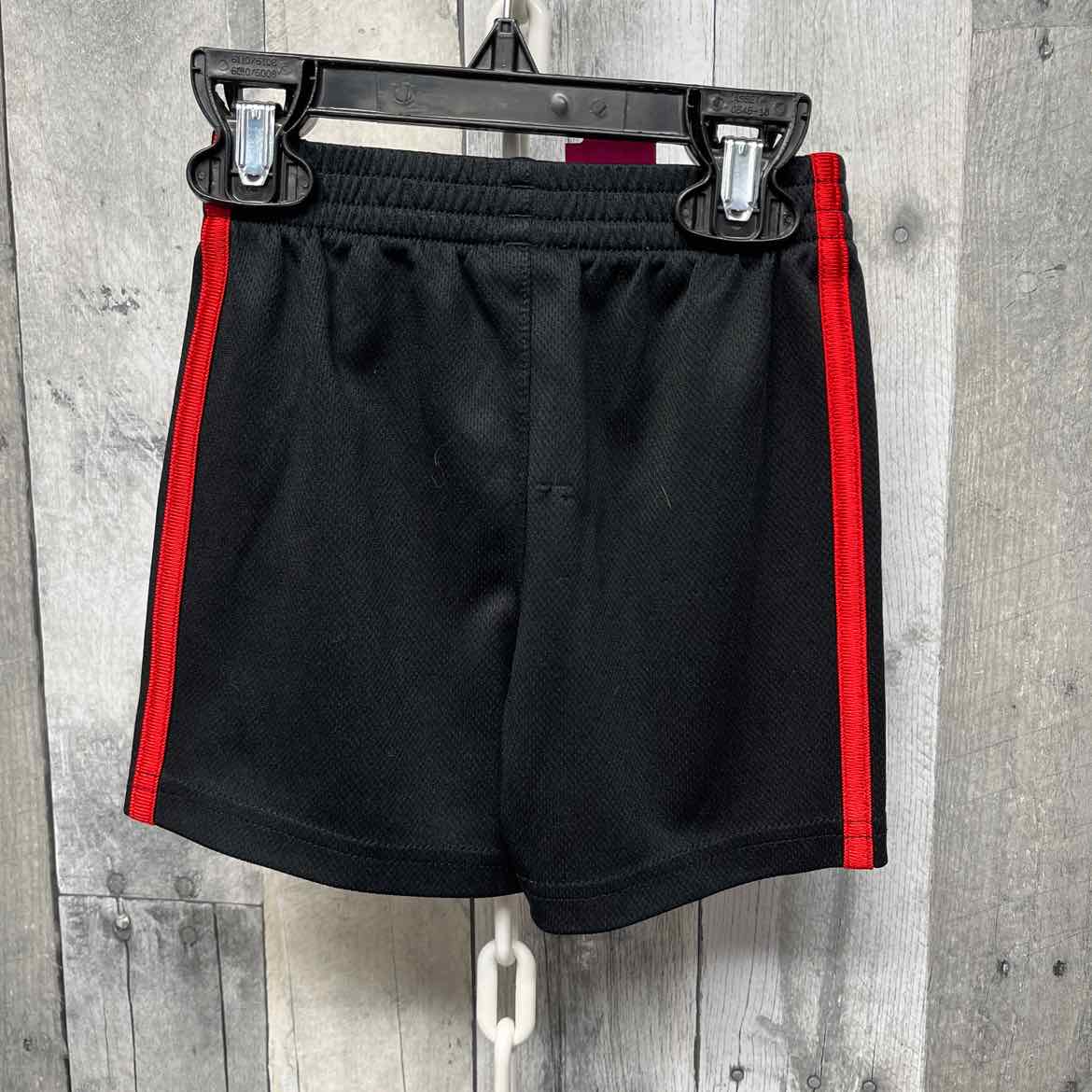 Size 2T Black/Red Sport Brand Shorts - Athletic
