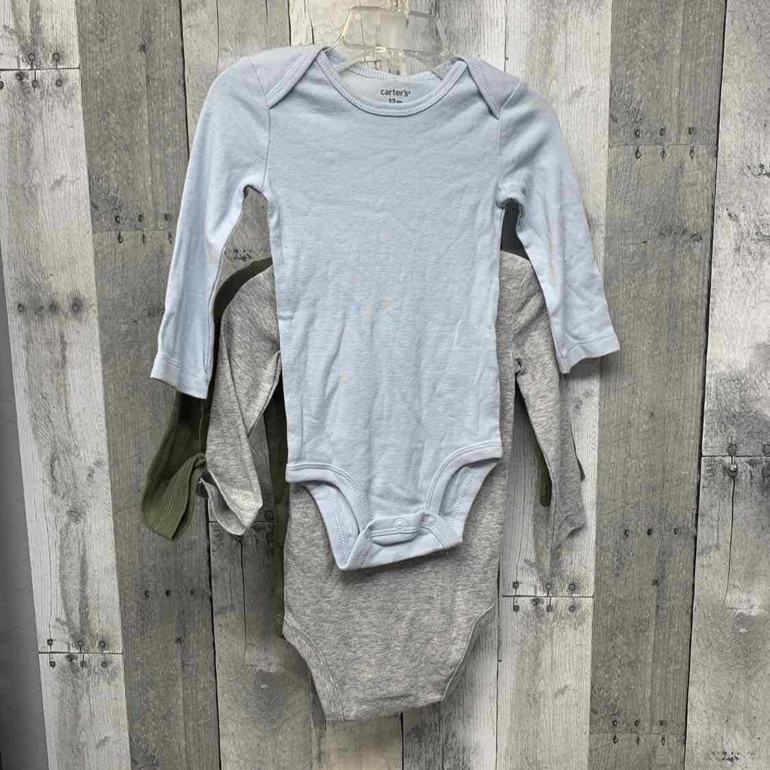 Size 12 Months Blue/Green Carter's Bodysuit