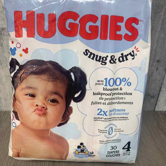 Diaper Size 4 Huggies Disposable Diapers