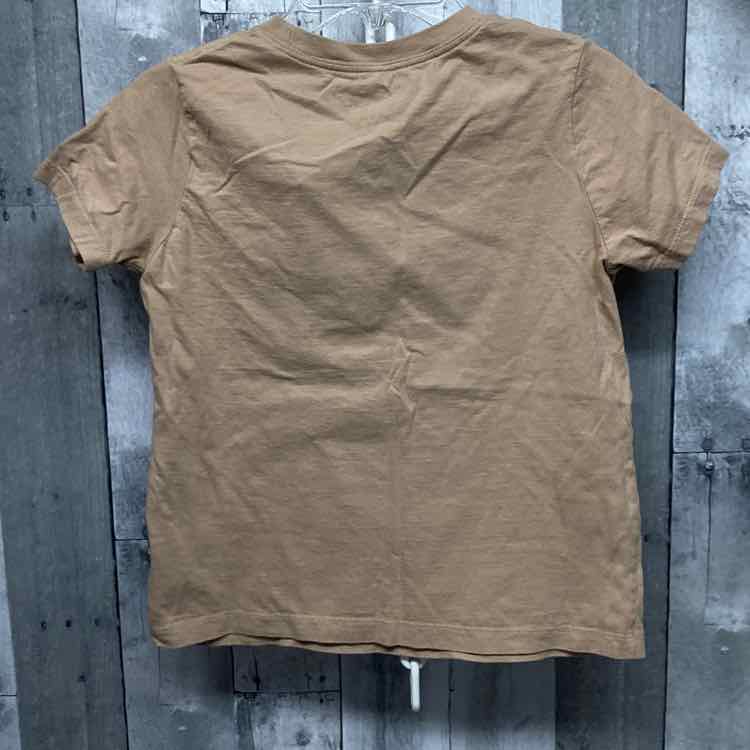 Size Medium Tan/Green Sport Brand T Shirt - OodlesCB