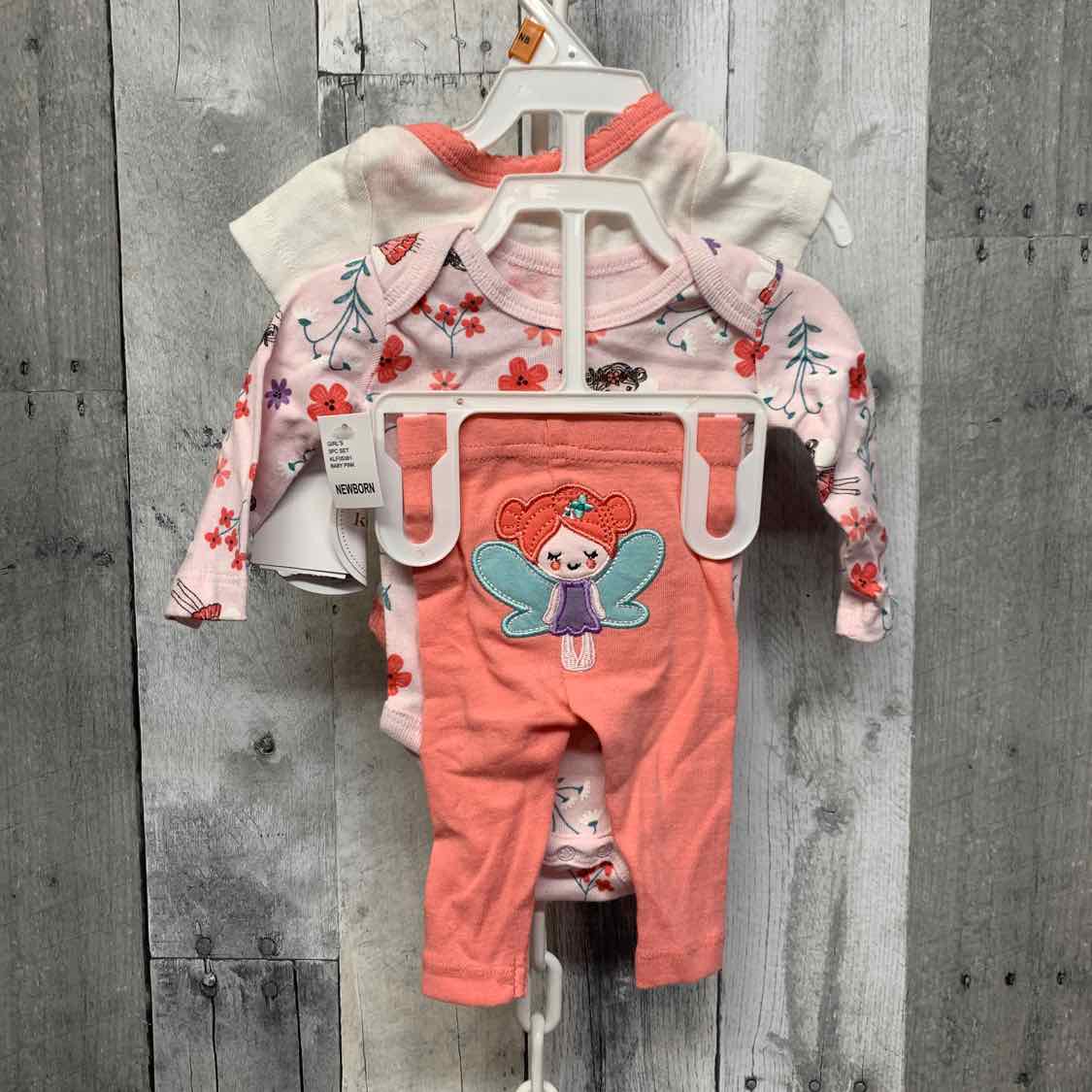 Size Newborn White/Pink Koala Baby/Kids Shirt/Pants