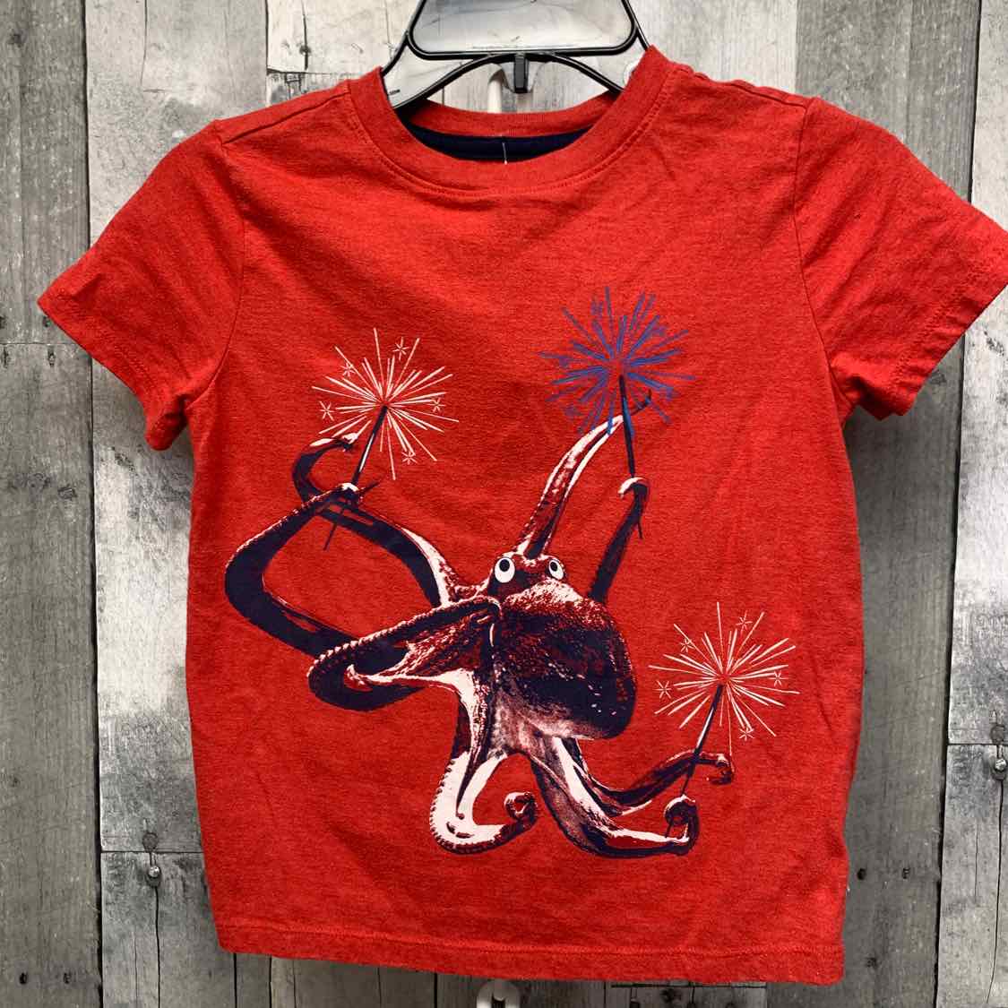 Size 4/5 Red Graphic Cat & Jack T Shirt