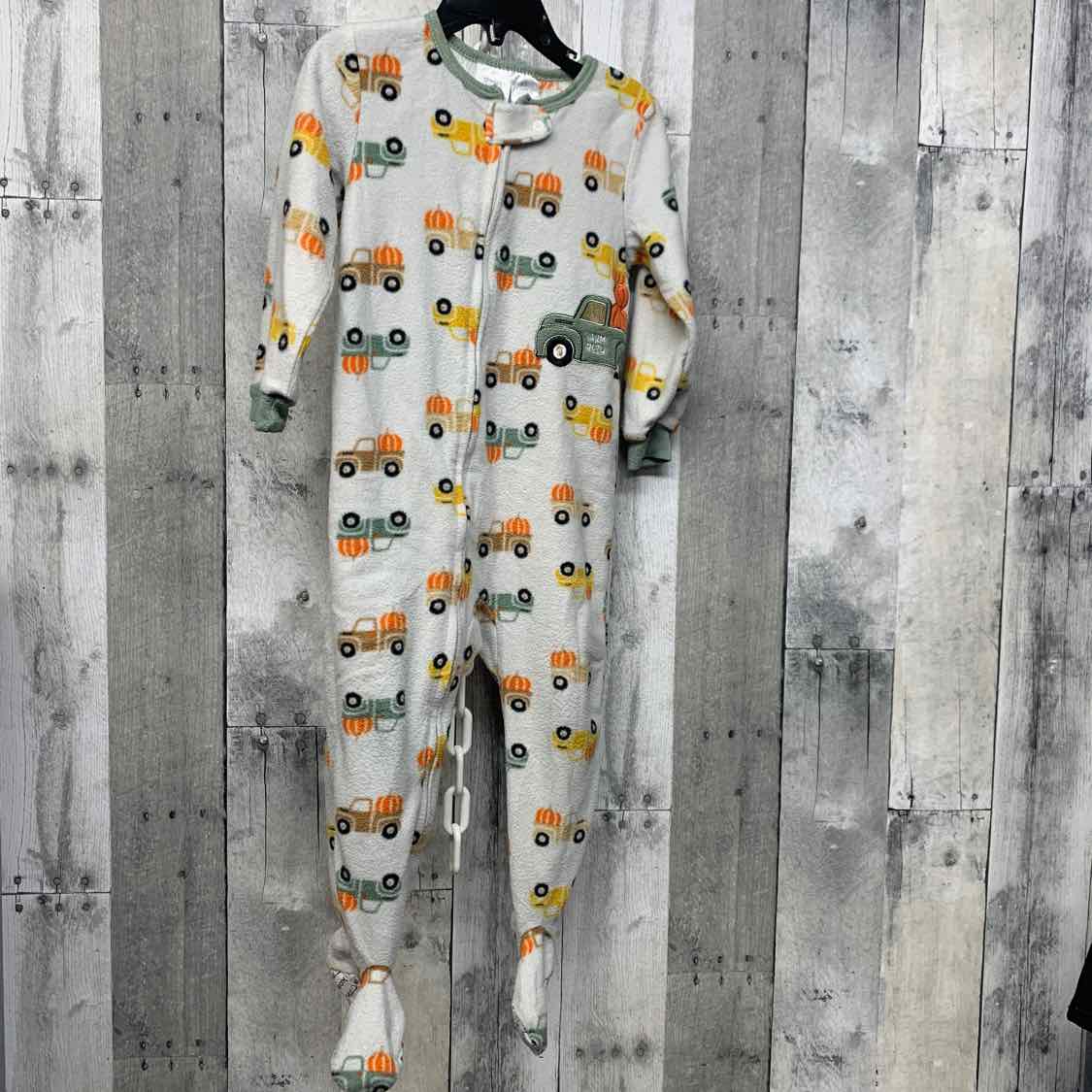 Size 2T White Graphic Koala Baby/Kids Footy PJs