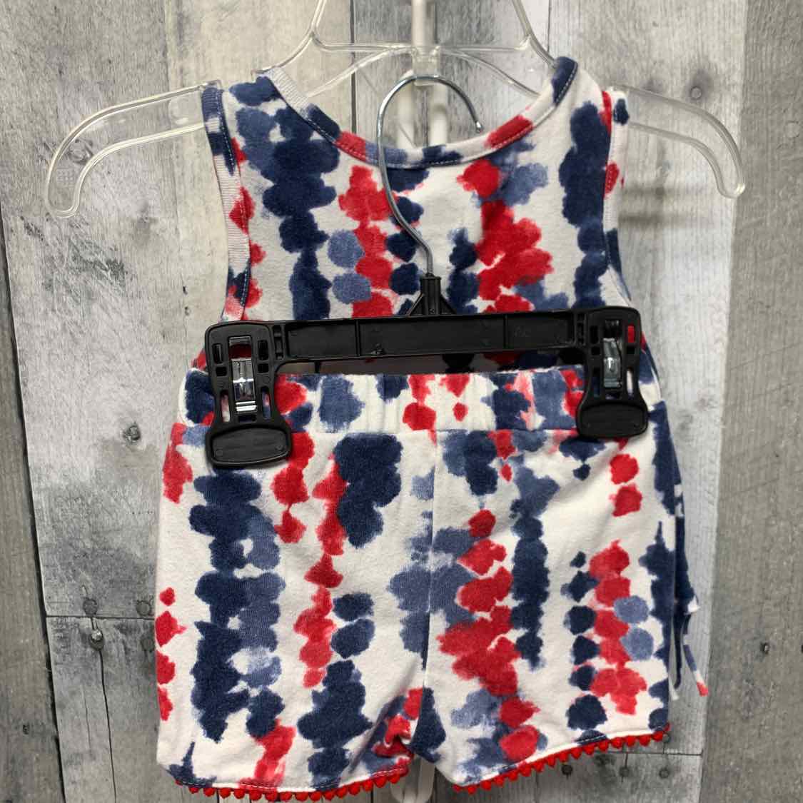 Size 18 Months Red/Blue Holiday Brands Shirt/Shorts