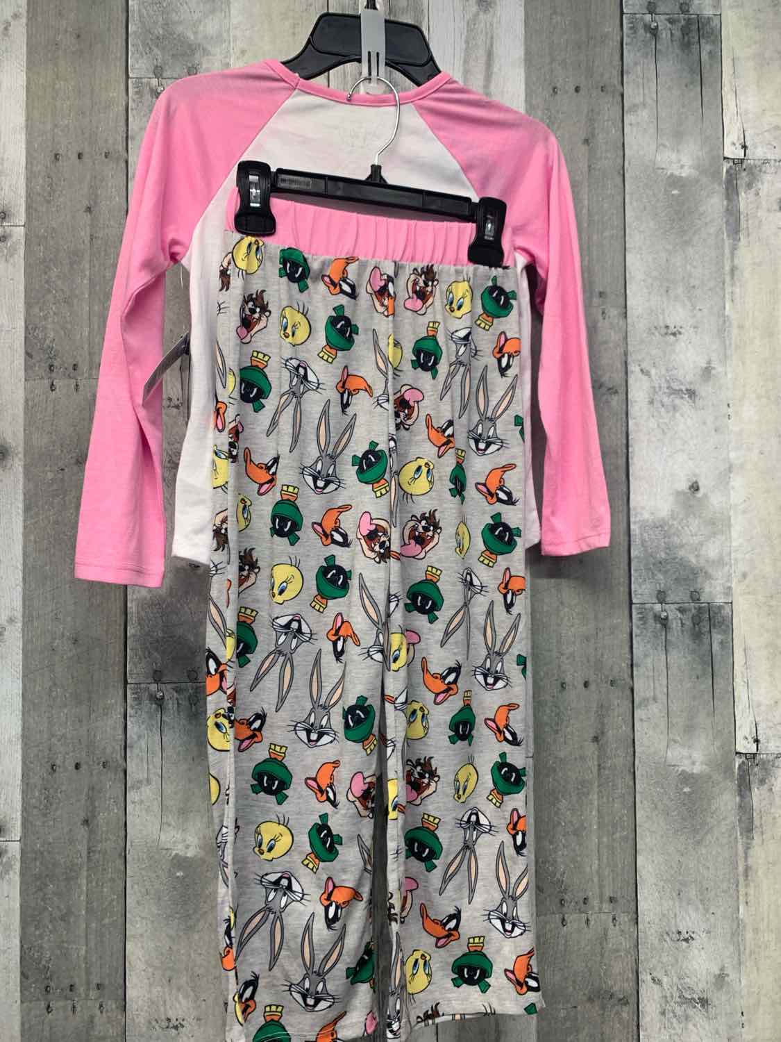 Size 6/6X White/Pink B Brand 2pc PJs - OodlesCB