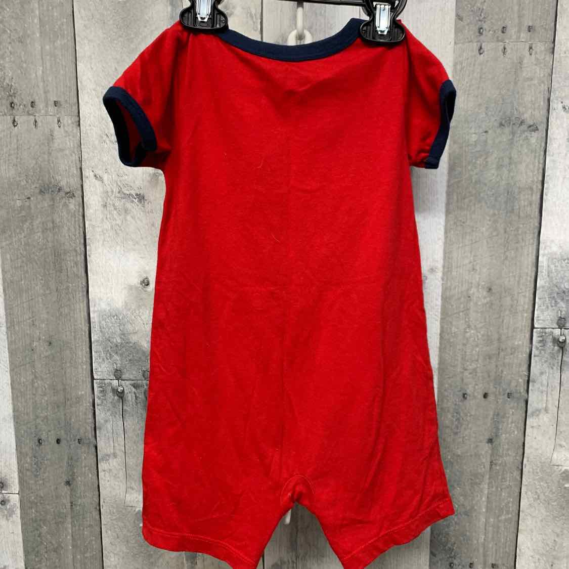 Size 24 Months Red/Navy Holiday Brands Romper