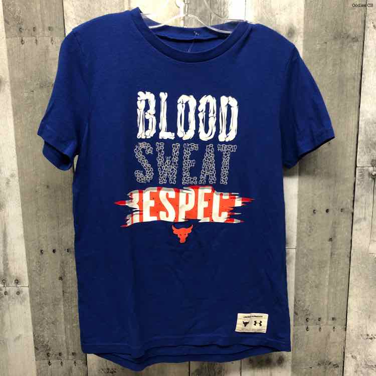 Size Medium Blue Sport Brand T Shirt