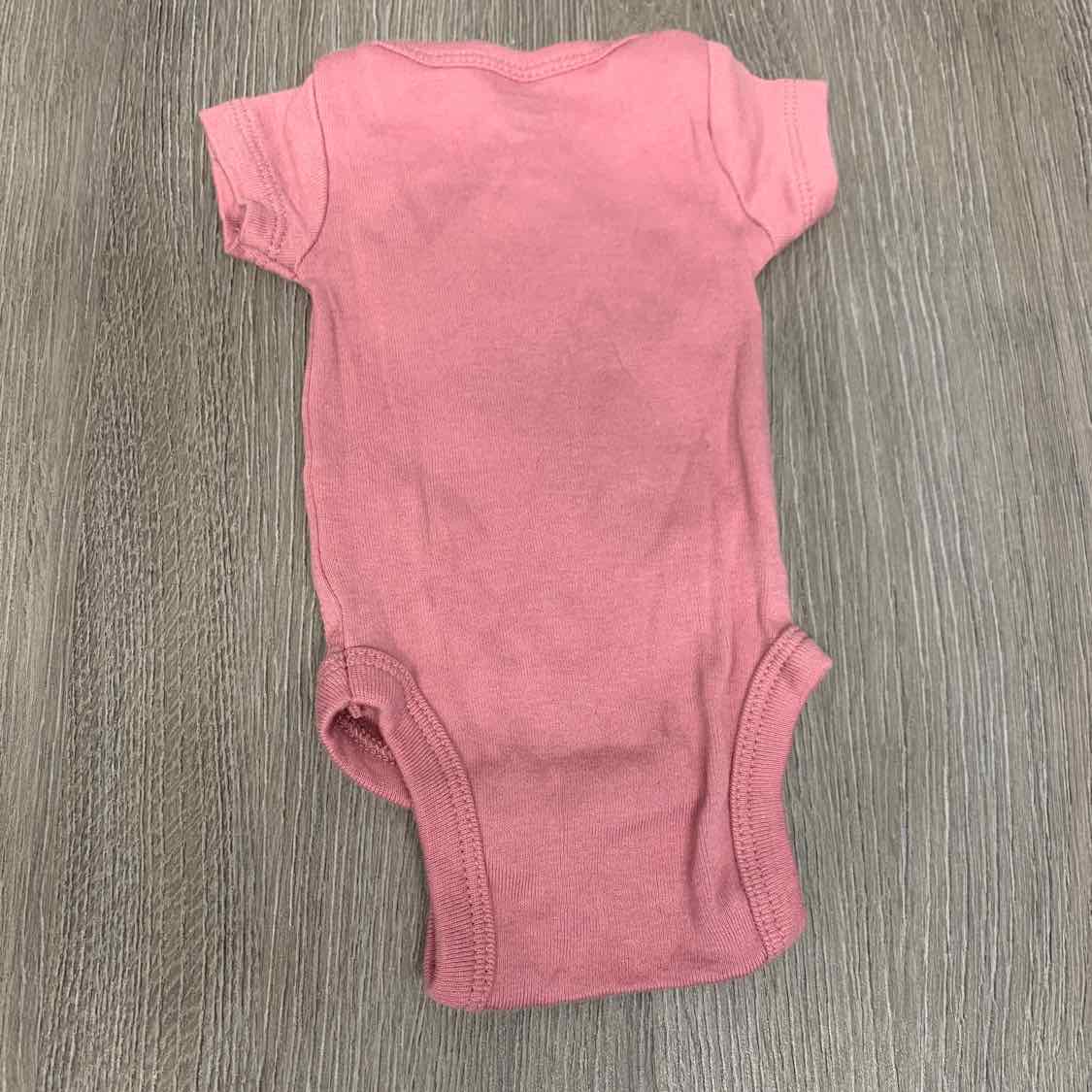 Size Preemie Pink Graphic Gerber Bodysuit