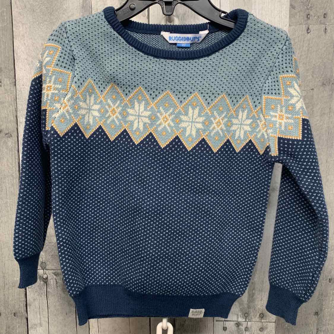 Size 3T Navy/Blue Rugged Butts Long Sleeve Shirt