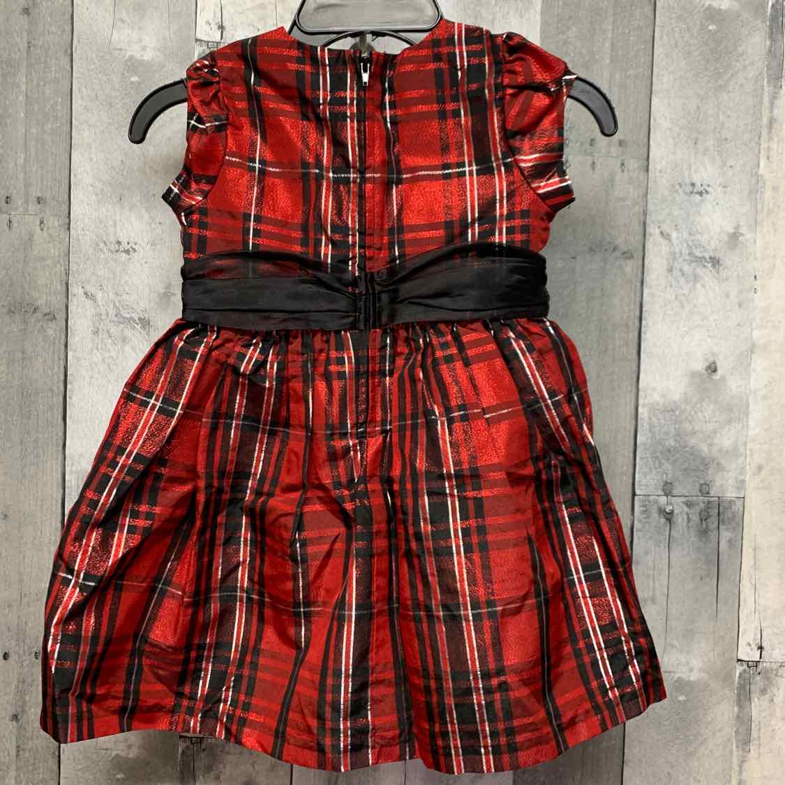 Size 4T Red Plaid Bonnie Jean/Baby Dress - Party