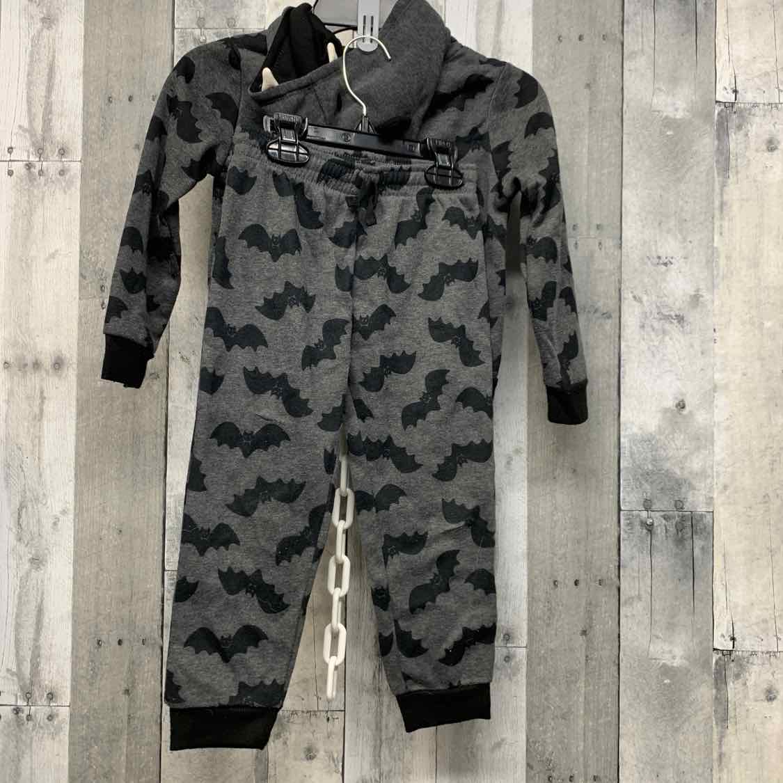 Size 4T Gray Print Holiday Brands Sweats - 2pc
