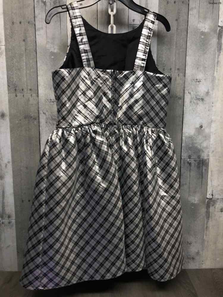 Size 14 Silver/Black B Brand Dress - Party