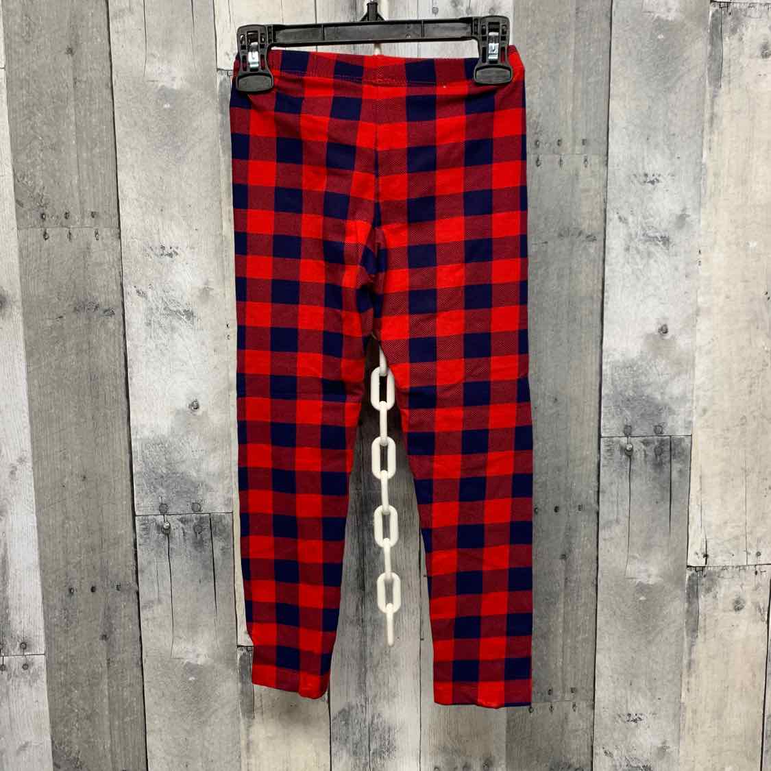 Size 6 Red Plaid Cat & Jack Leggings