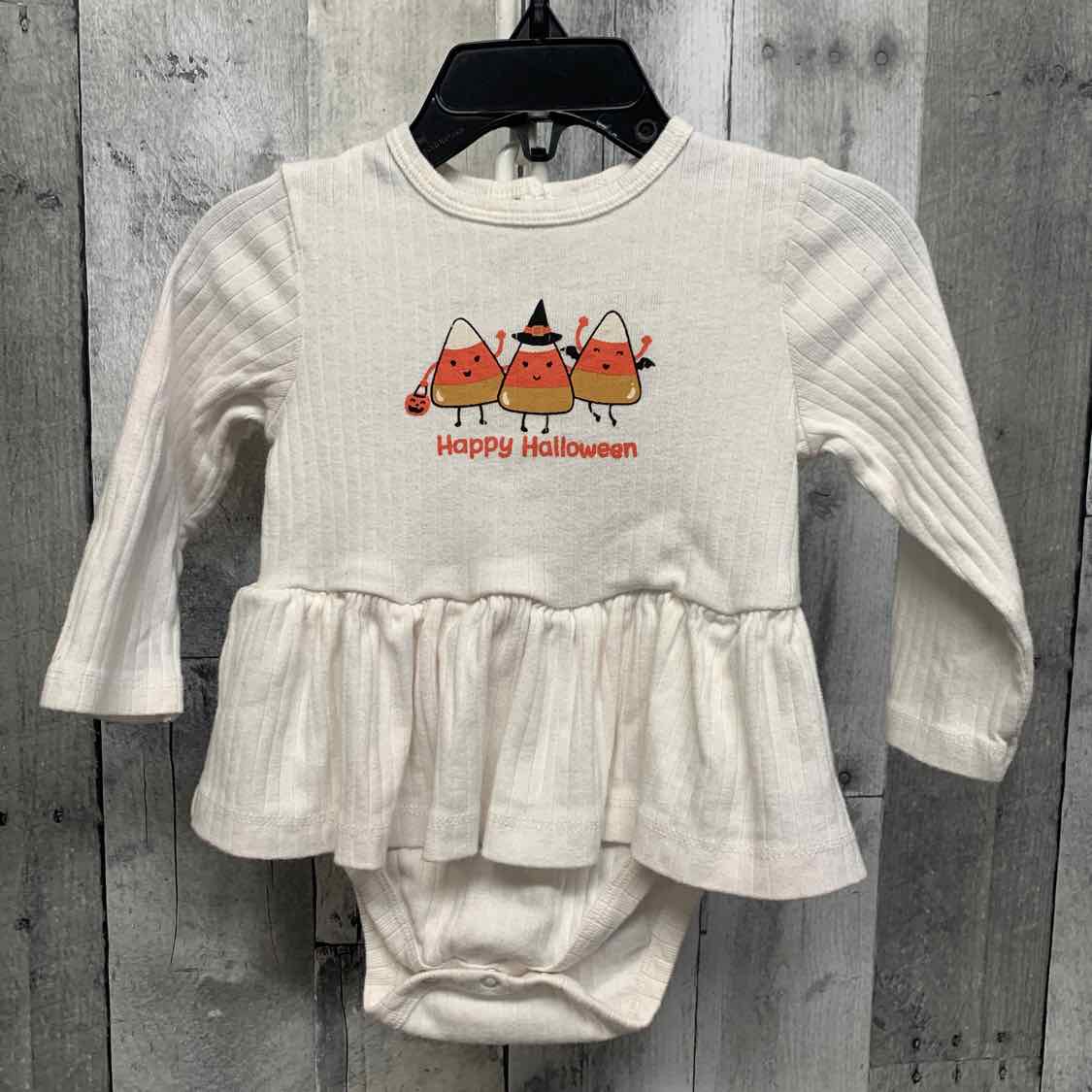 Size 12 Months White Little Me Bodysuit