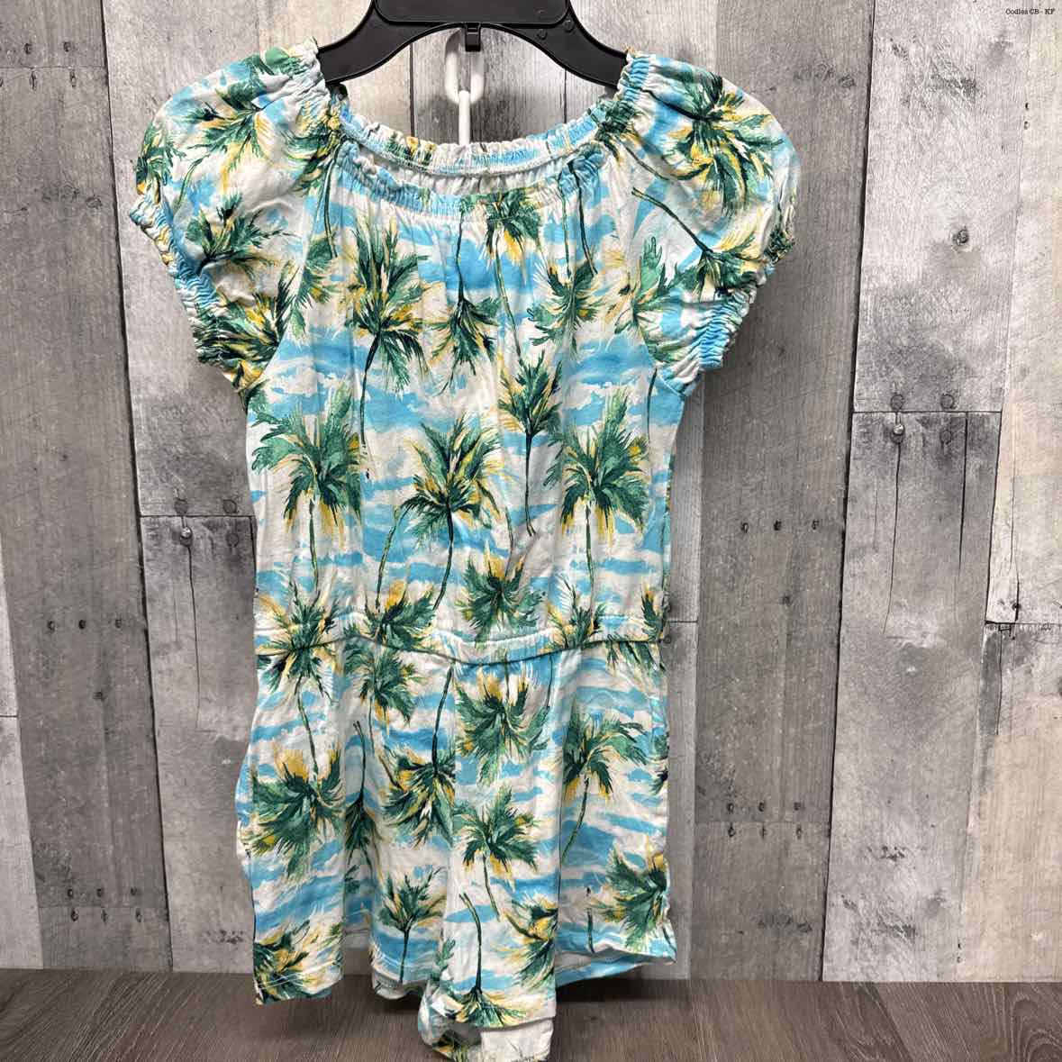 Size 8 Blue Print Old Navy Romper