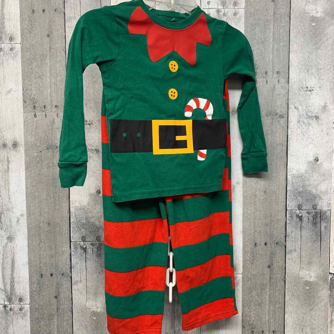 Size 4T Green/Red Carter's 2pc PJs