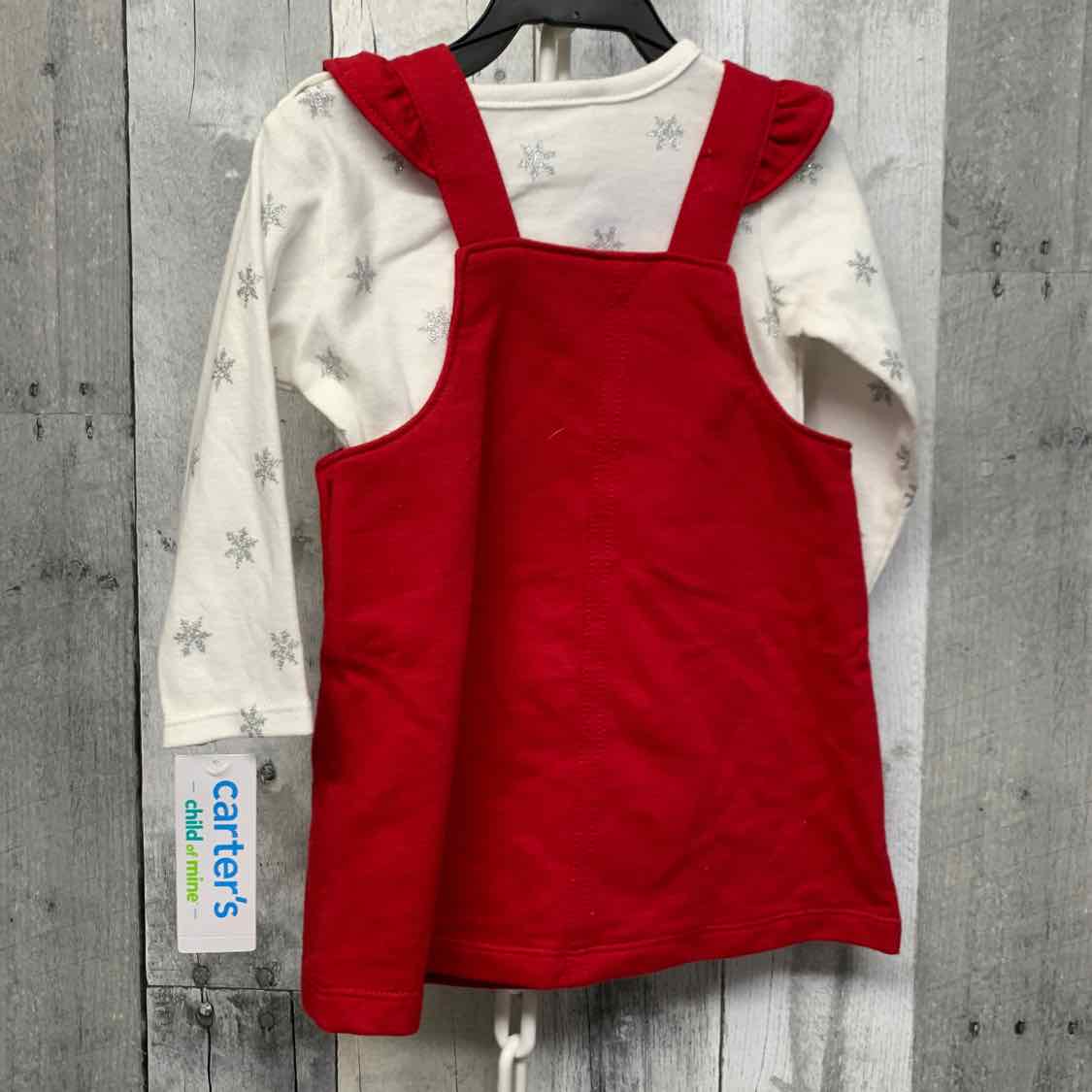 Size 6-9 Months White/Red Child of Mine Shirt/Jumper