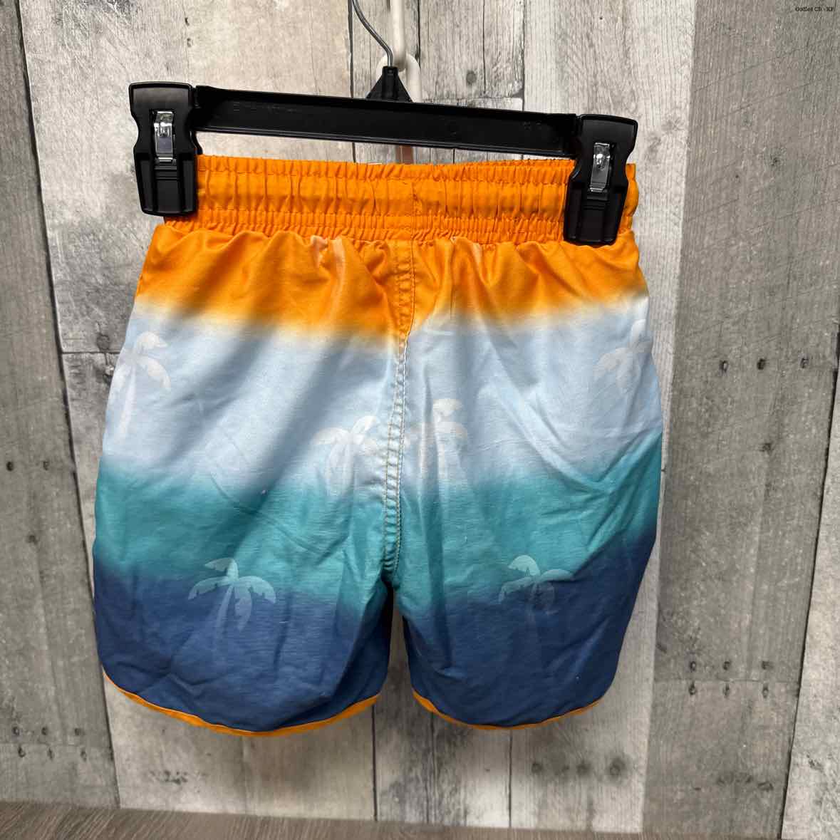 Size 4T Orange/Blue B Brand Swim Trunks - OodlesCB
