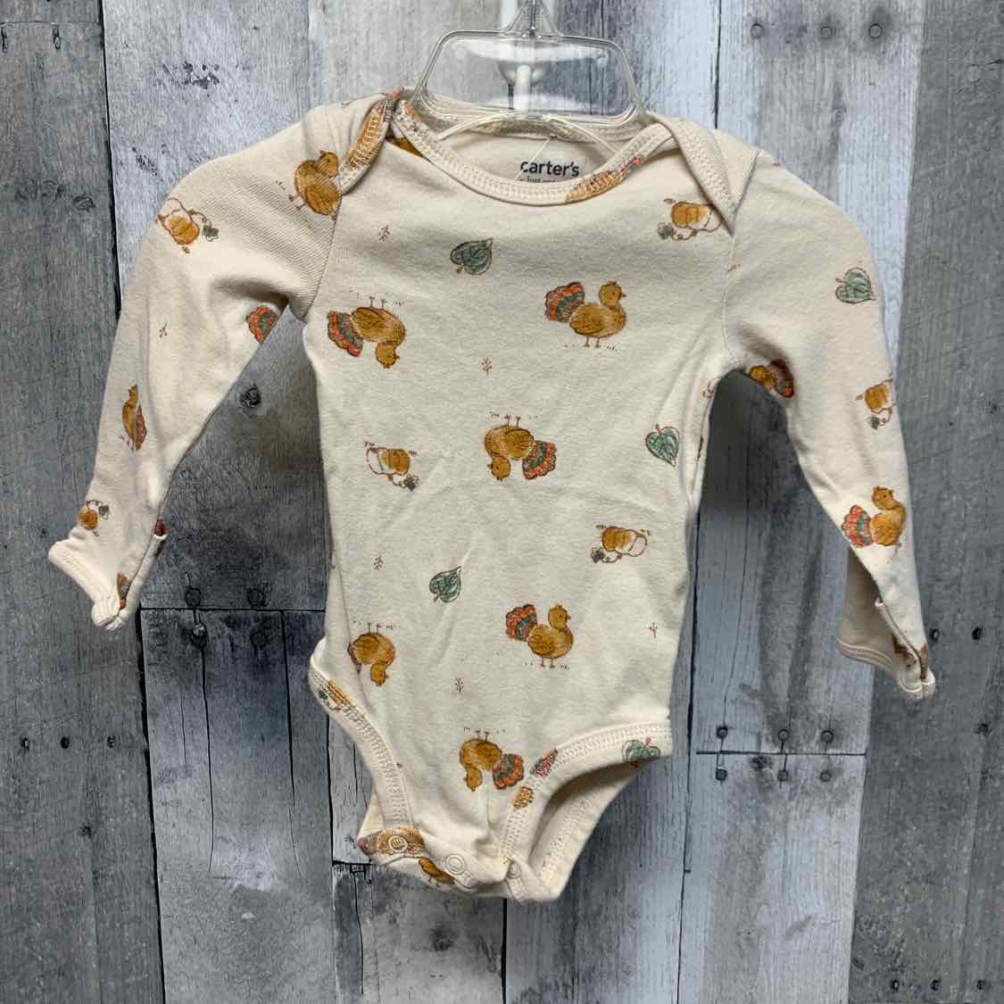 Size 3 Months Ivory Graphic Just One You Bodysuit