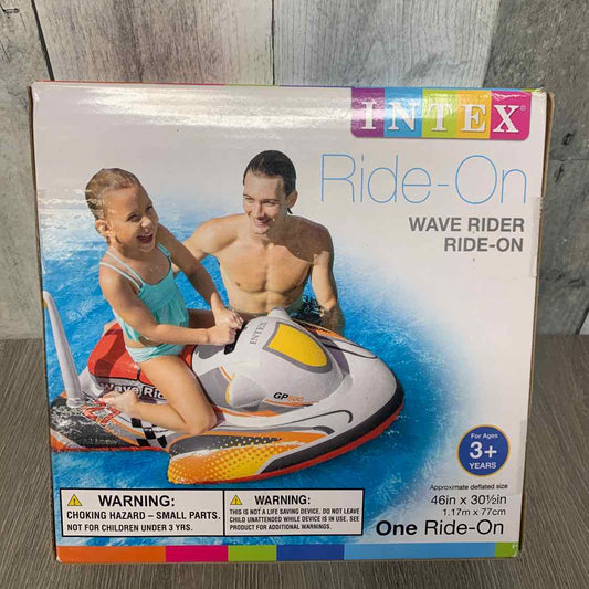 Intex White/Orange Pool Float