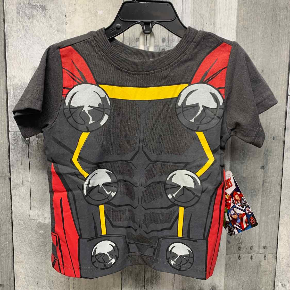 Size 3T Gray Graphic Marvel T Shirt
