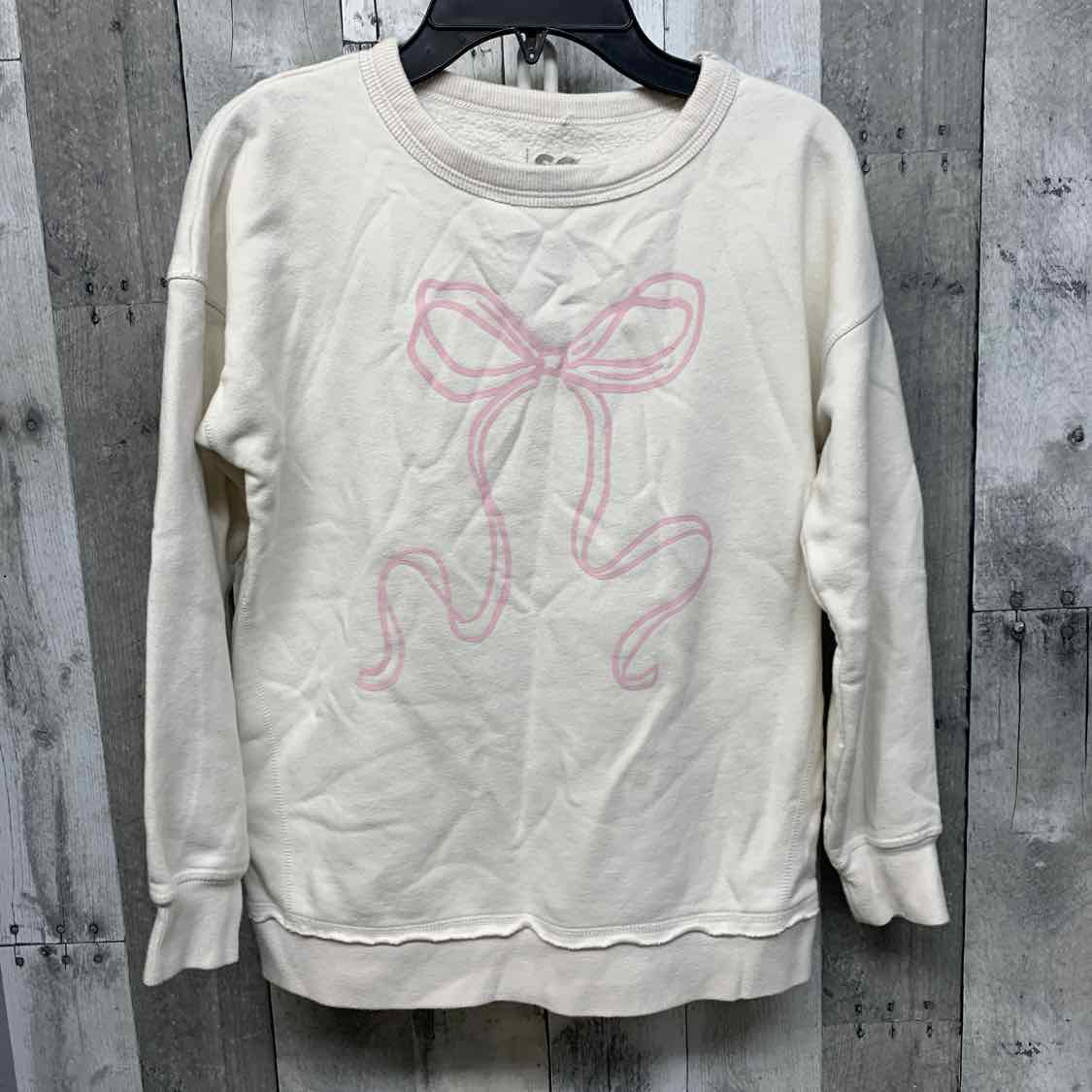 Size 8 White/Pink SO Sweater - Outer