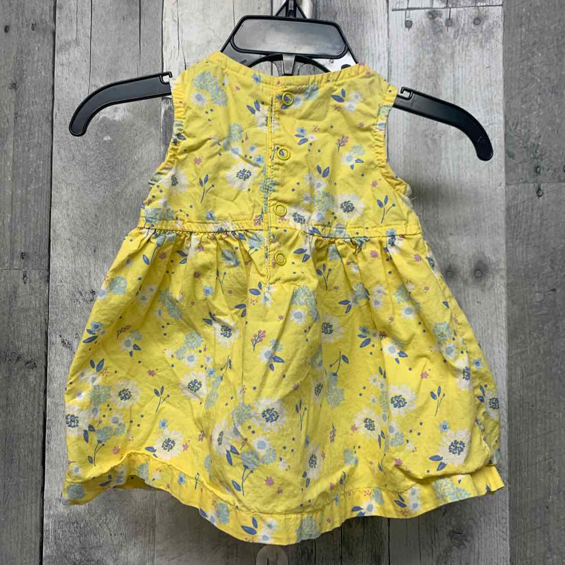 Size 3 Months Yellow Print Just One You Dress