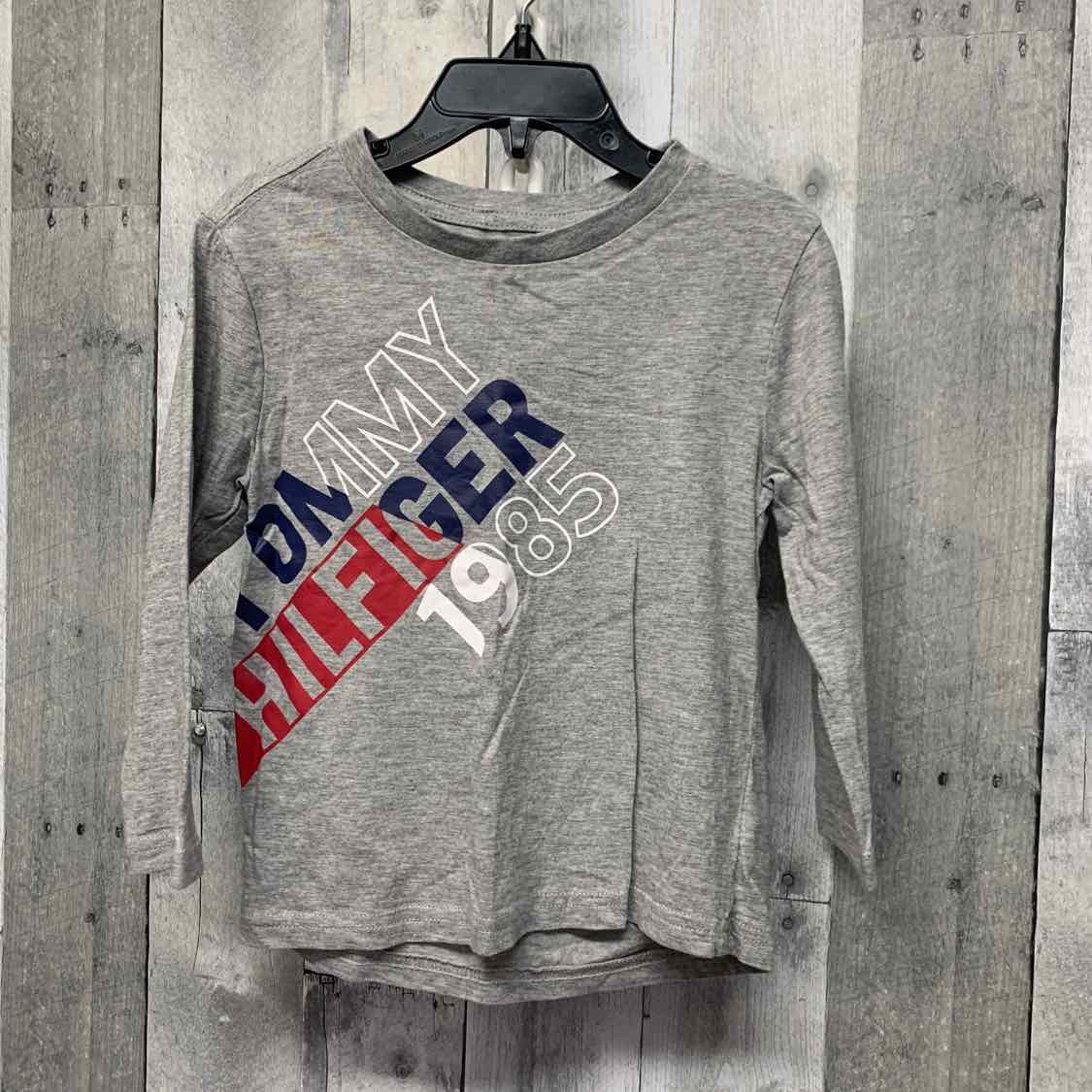 Size 3T Gray Tommy Hilfiger Long Sleeve Shirt